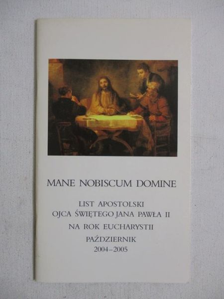 Jan Paweł II - List apostolski na rok eucharystii