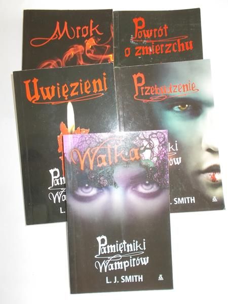 Pamiętniki wampirów: Walka/ Uwięzieni/ Przebudzenie/Powrót o zmierzchu/ Mrok