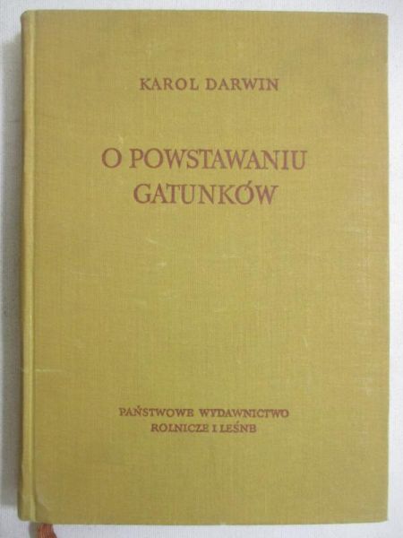 Darwin Karol - O powstawaniu gatunków
