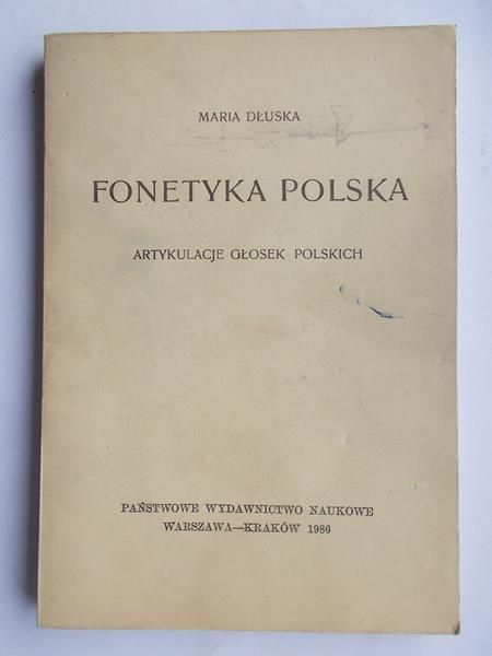 Dłuska Maria - Fonetyka polska