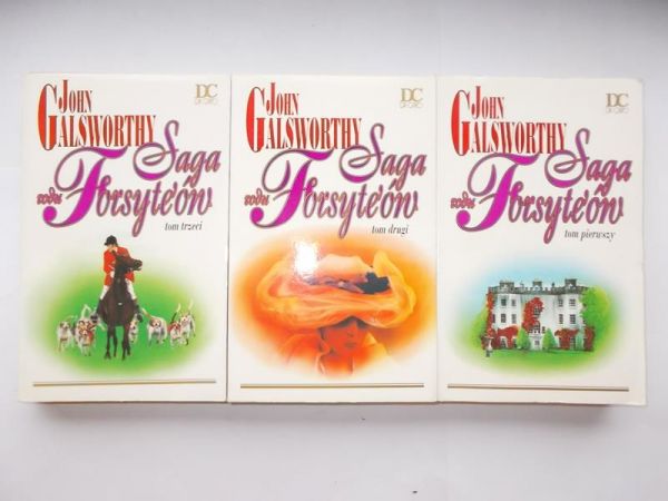 Galsworthy  John  -  Saga rodu Forsyte'ów, Tom I-III