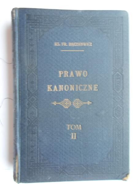 Prawo kanoniczne, Tom II