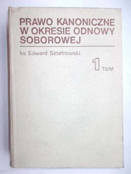Prawo kanoniczne w okresie odnowy soborowej, Tom I