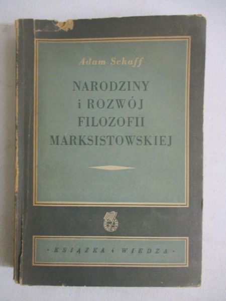 Narodziny i rozwój filozofii marksistowskiej, 1950 r.