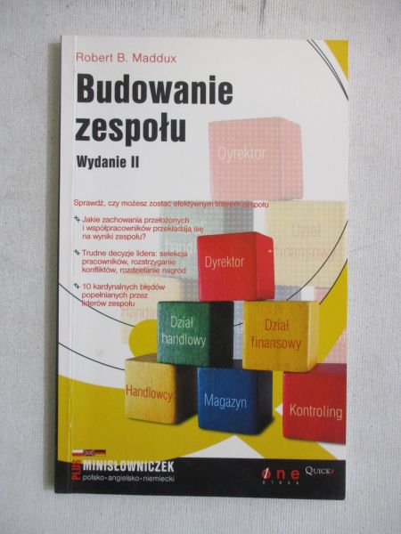 Maddux Robert - Budowanie zespołu