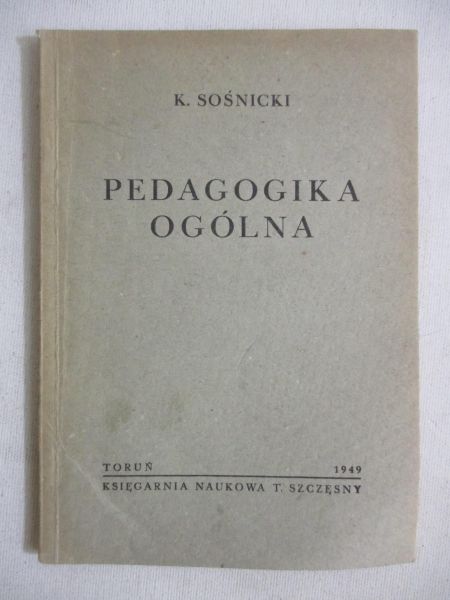 Pedagogika ogólna, 1949 r.