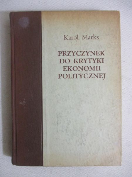 Przyczynek do krytyki ekonomii politycznej