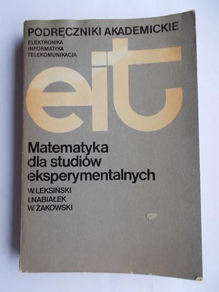 Matematyka dla studentów eksperymentalnych