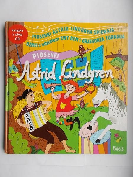 Piosenki Astrid Lindgren + CD, Nowa