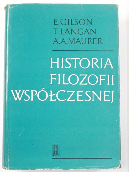 Historia filozofii współczesnej