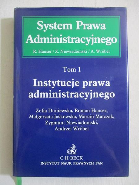 System prawa administracyjnego T. I