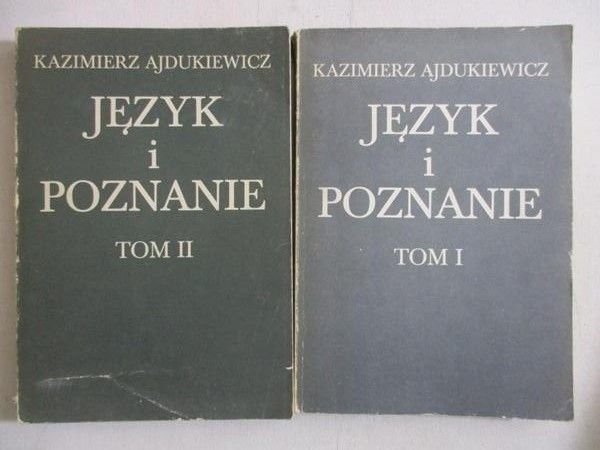 Ajdukiewicz Kazimierz - Język i poznanie, t. 1-2