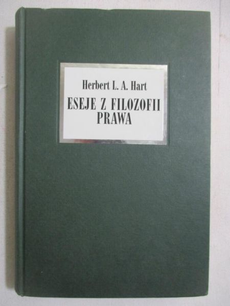 Hart Herbert L.A. - Eseje z filozofii prawa