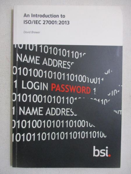 Brewer David - An Introduction to ISO/IEC 27001:2013
