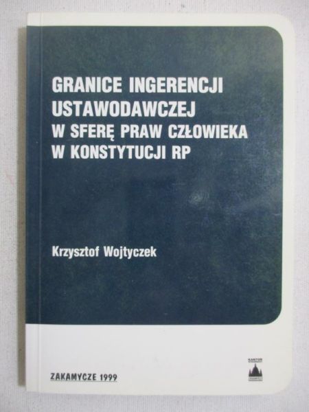 Granice ingerencji ustawodawczej w sferę praw człowieka w Konstytucji RP