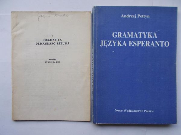 Gramatyka języka esperanto  Gramatyka demandaro resuma