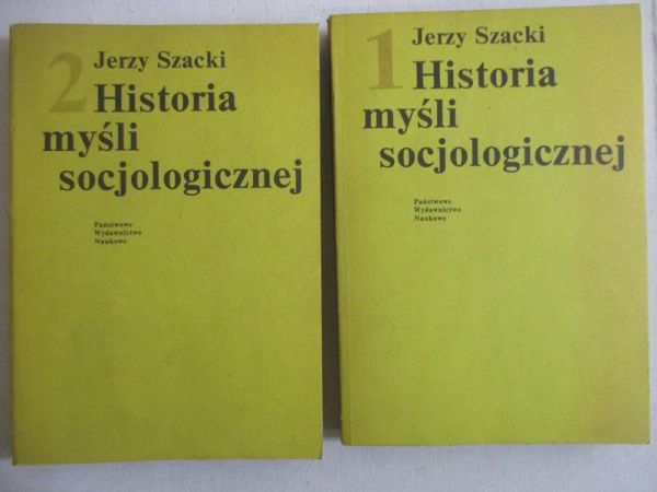 Historia myśli socjologicznej, Tomy I-II