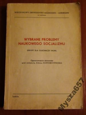 Koprukowniak WYBRANE PROBLEMY NAUKOWEGO SOC.