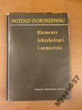 DOROSZEWSKI Elementy leksykologii i semiotyki