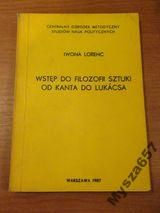 Wstęp Do Filozofii Sztuki Od Kanta
