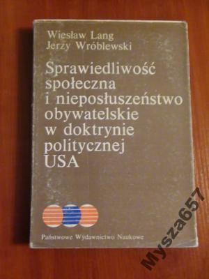 Lang, Wróblewski SPRAWIEDLIWOŚĆ SPOŁECZNA
