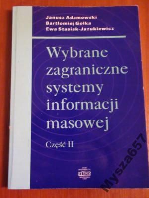 Adamowski Wybrane Zagraniczne Systemy Informacji