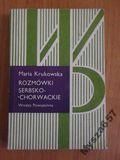Rozmówki Serbsko - Chorwackie