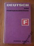 DEUTSCH FUR FORTGESCHRITTENE Ubungsbuch