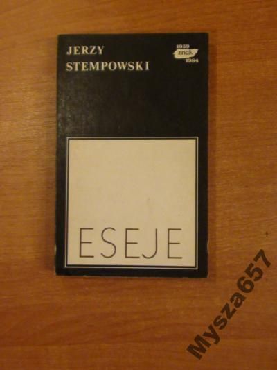 Stempowski Jerzy ESEJE