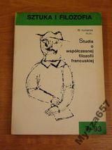 SZTUKA I FILOZOFIA Studia o współcz.filozofii
