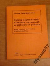 Pigła Katalog Zagranicznych Czasopism Muzycznych