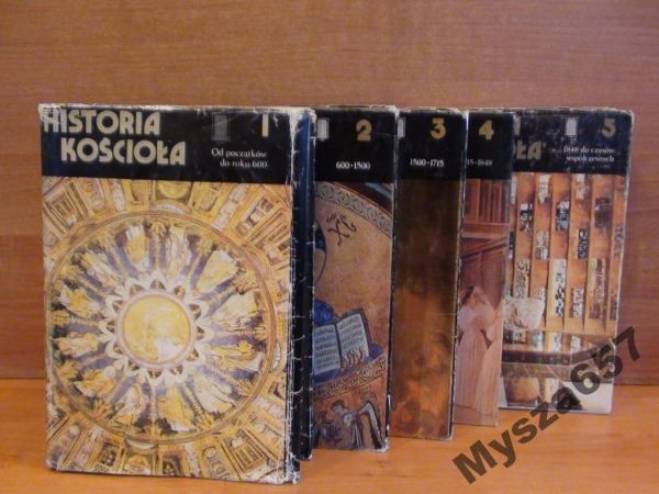HISTORIA KOŚCIOŁA TOM I - V Komplet!