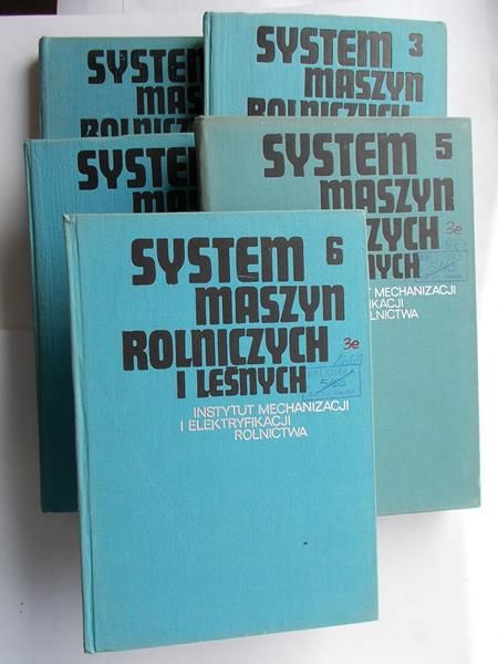System maszyn rolniczych i leśnych, tom II – VI