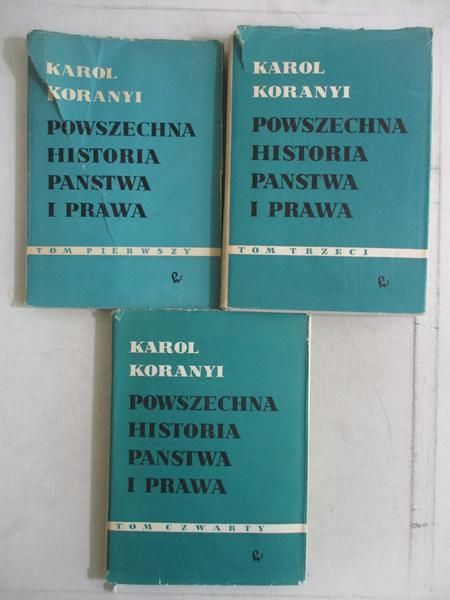 Powszechna historia państwa i prawa, Tom I, II część I, III-IV