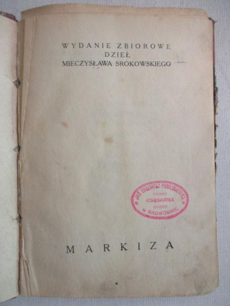 Markiza, 1923 r.