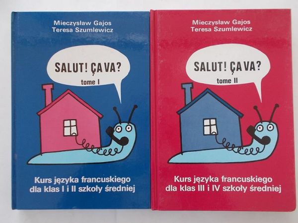Gajos Mieczysław  - Kurs języka francuskiego dla klas I i II szkoły średniej / Kurs języka francuskiego dla klas III i IV szkoły średniej
