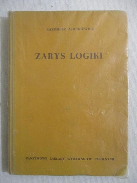 Ajdukiewicz Kazimierz - Zarys logiki
