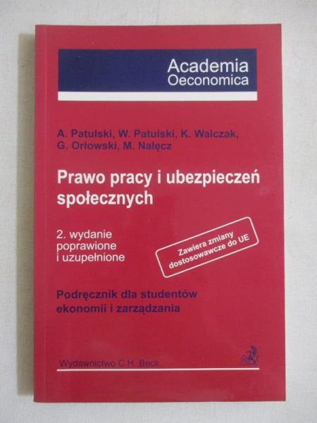Prawo pracy i ubezpieczeń społecznych