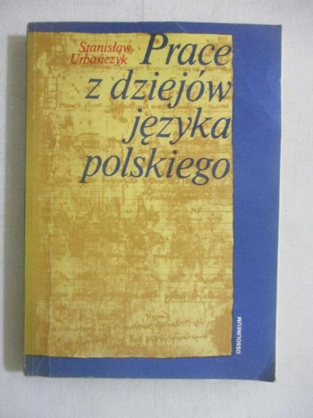 Prace z dziejów języka polskiego