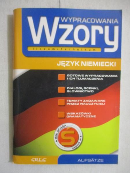 Wypracowania wzory. Język niemiecki