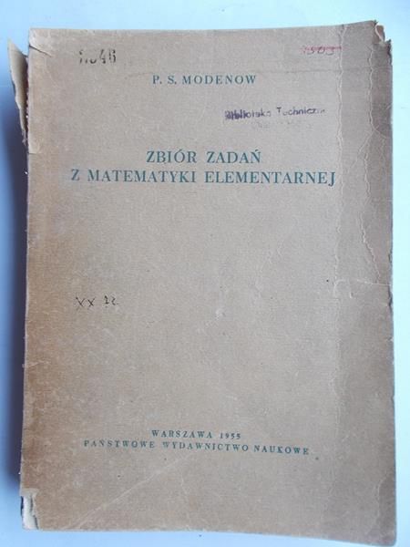 Zbiór zadań z matematyki elementarnej