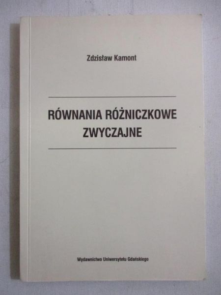 Równania różniczkowe zwyczajne