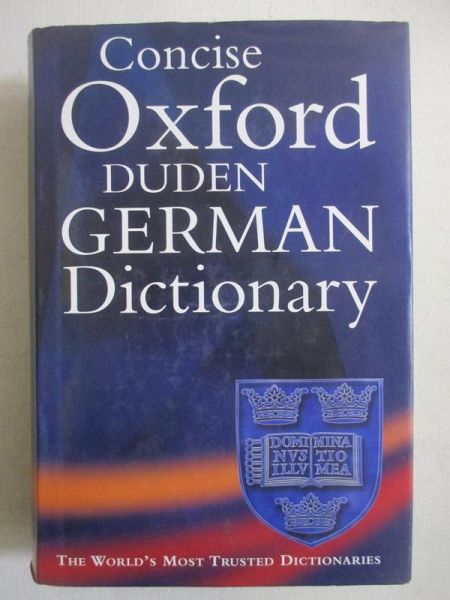 Concise Oxford Duden German Dictionary
