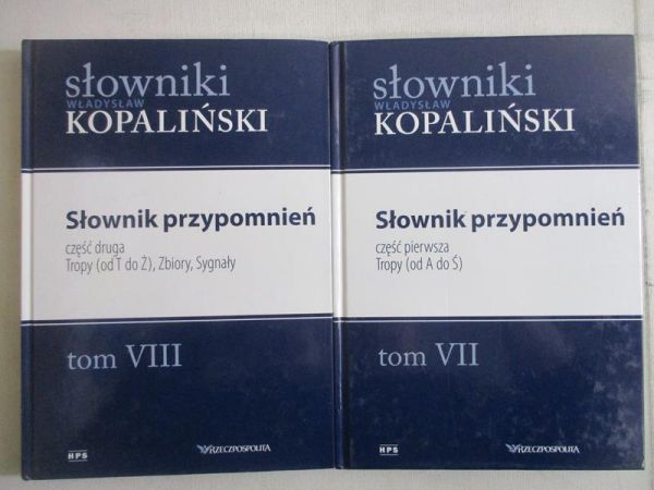 Słownik przypomnień, tom VII-VIII
