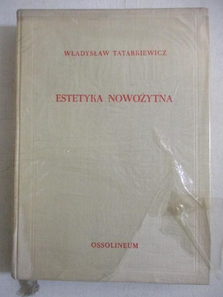 Estetyka nowożytna, tom III