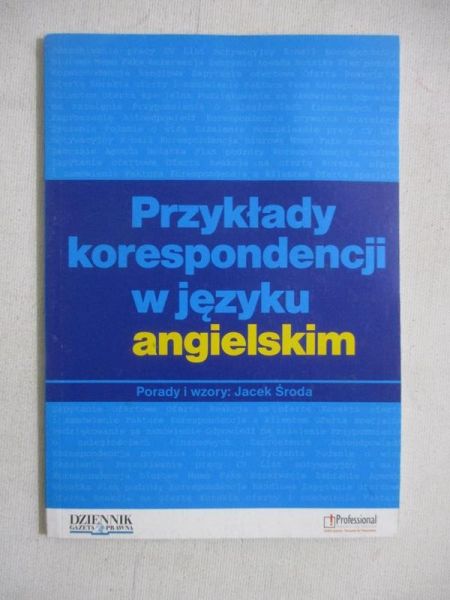 Przykłady korespondencji w języku angielskim