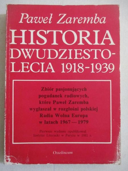 Historia dwudzestolecia 1918-1939