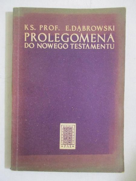 Prolegomena do Nowego Testamentu