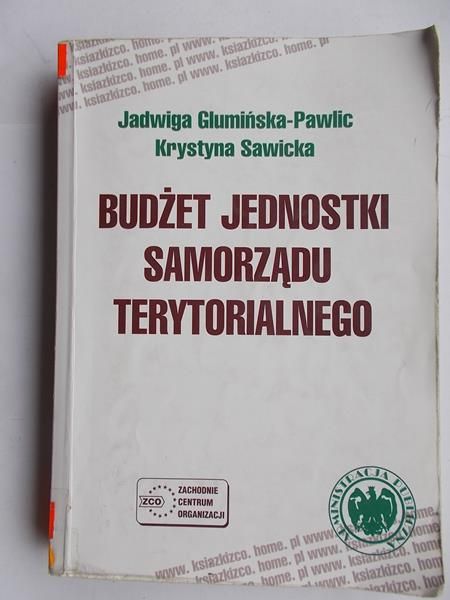 Glumińska-Pawlic Jadwiga - Budżet jednostki samorządu terytorialnego
