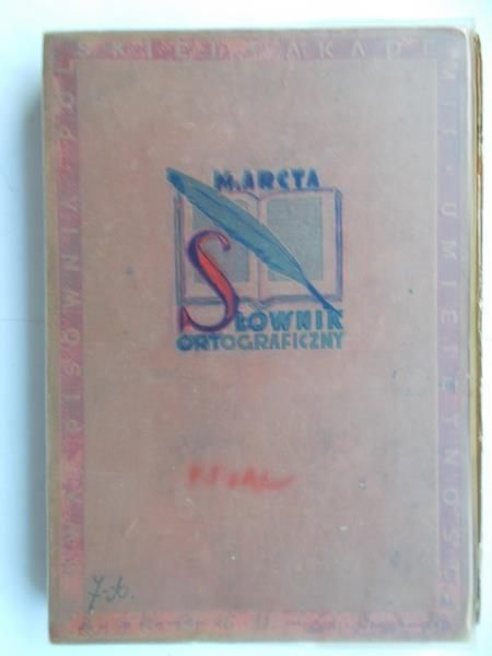 M.Arcta Słownik ortograficzny języka polskiego,1936r.